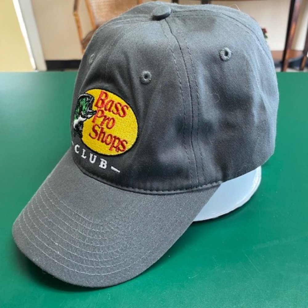 Gray Bass Pro Shops - Club Ball Cap Fishing Hat